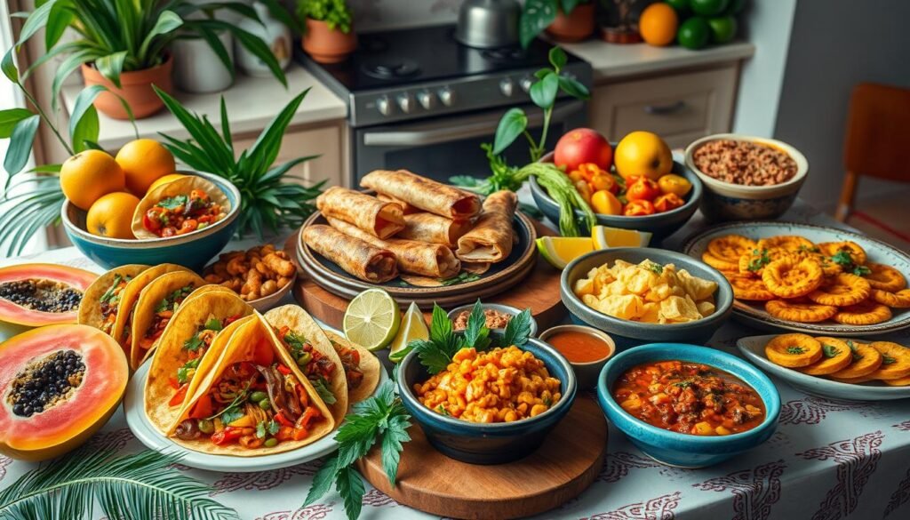 Diverse Latin American Cuisine