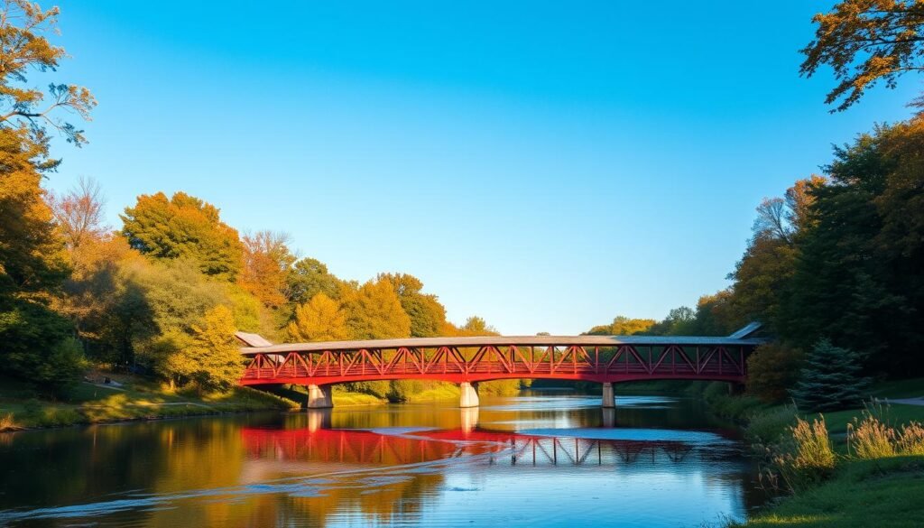 Kissing Bridges Parke County Indiana