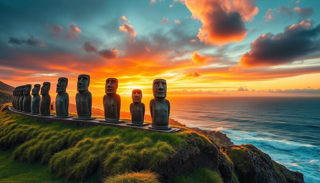 Moai statues