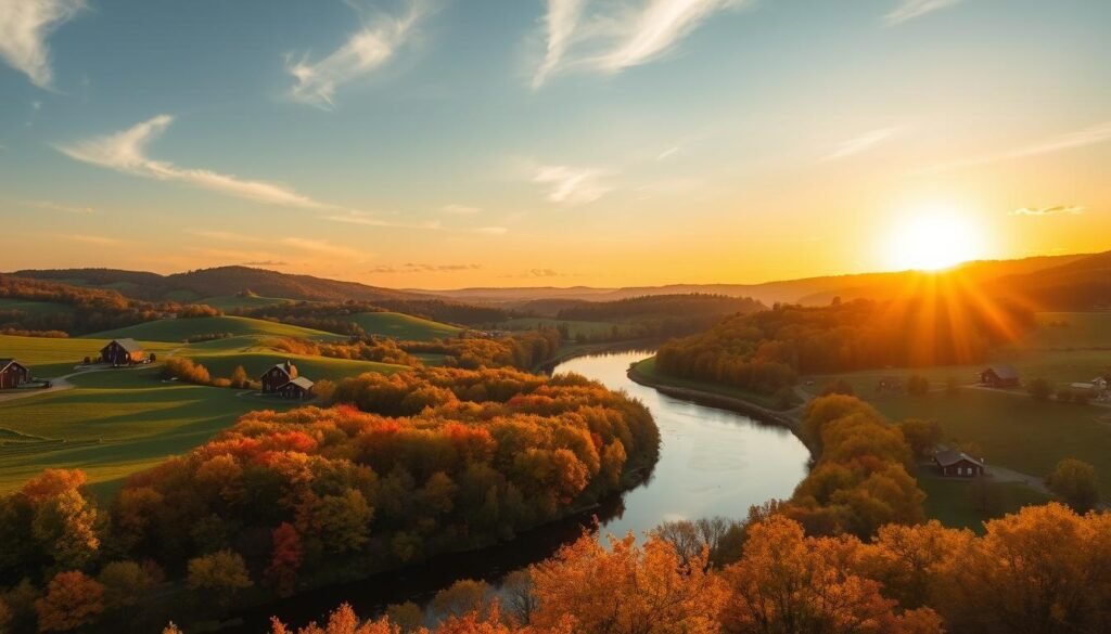 Scenic view of the Mohawk Valley