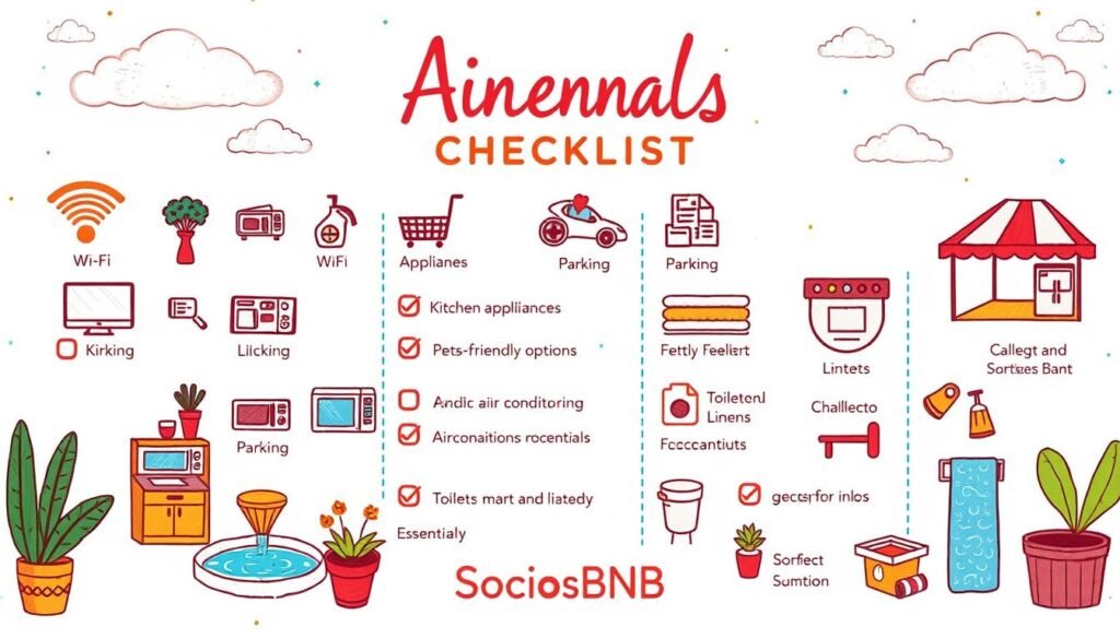 airbnb amenities checklist