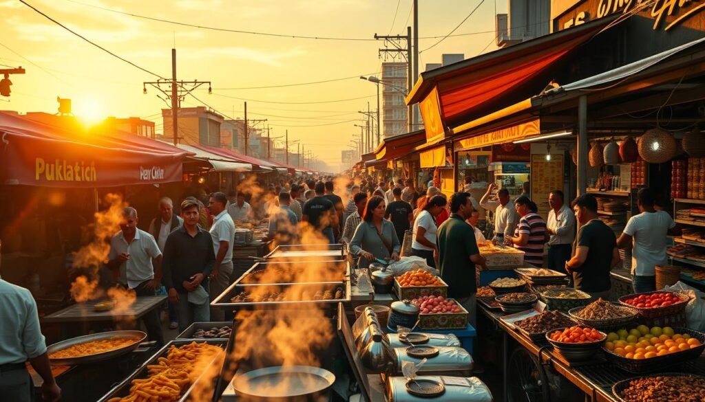 Street food scene