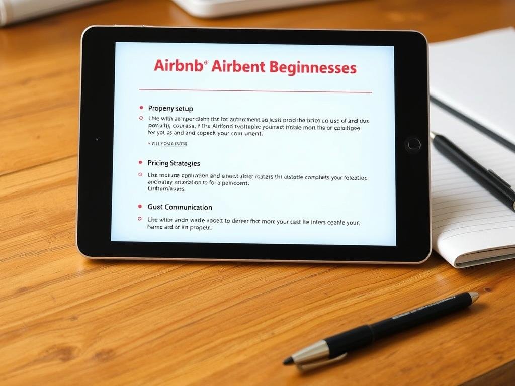 Contenido del curso en línea para principiantes en el negocio de Airbnb Contenido del curso en línea para principiantes en el negocio de Airbnb
