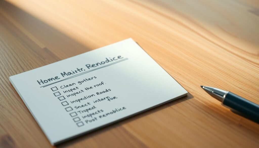 Home Maintenance Checklist